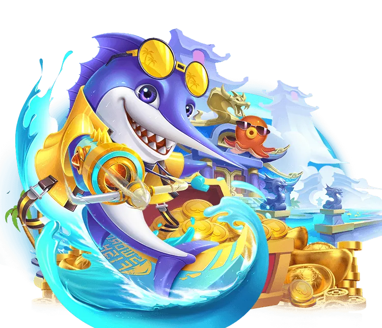 Đa dạng các loại cá và vũ khí trong game bắn cá